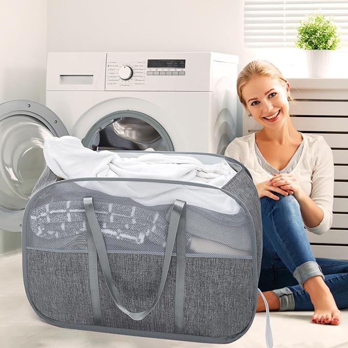 Collapsible Laundry Baskets – Easy Carry