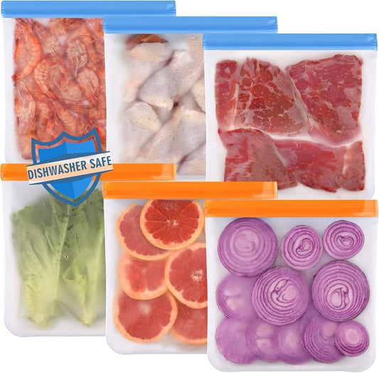 Food Storage Reusable Freezer Bags