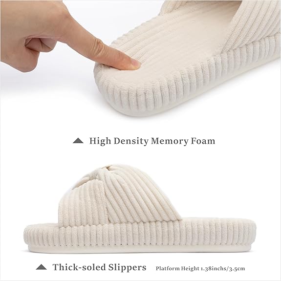 Memory Foam Slippers for Women