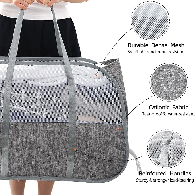 Collapsible Laundry Baskets – Easy Carry